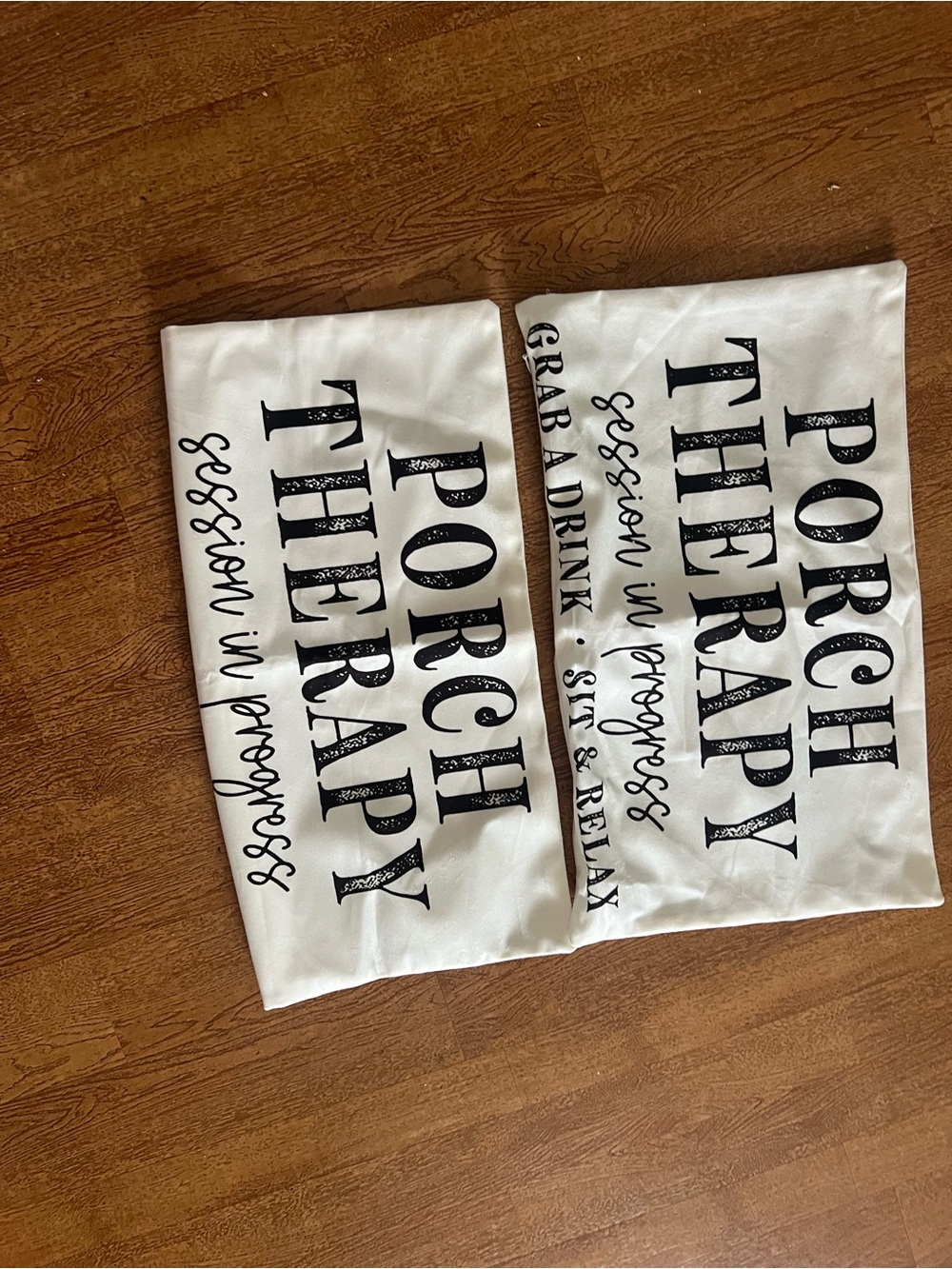 Amazon Porch Therapy Accent Pillow Covers in White and Black set of two - Picture 6 of 6